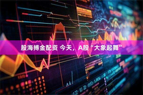 股海搏金配资 今天，A股“大象起舞”